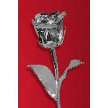 Silver Artificial Rose
